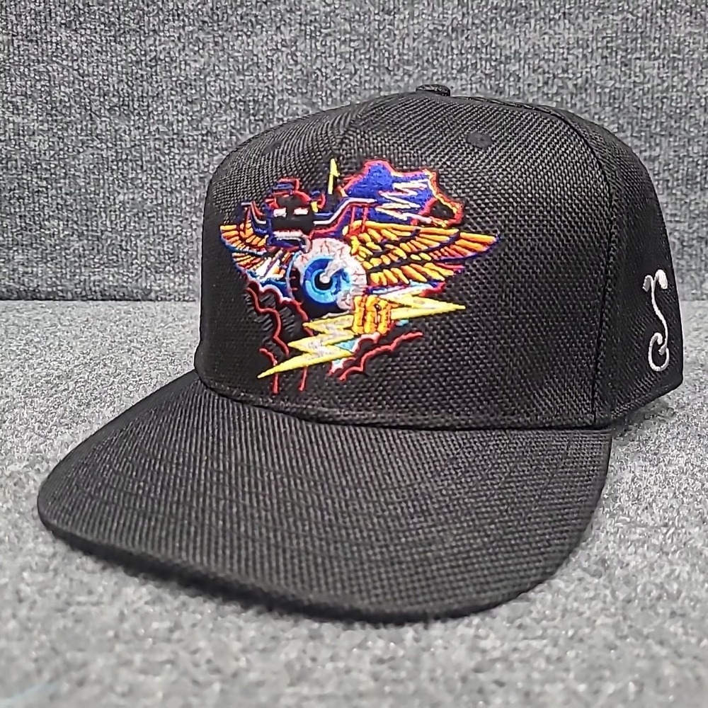 Rick Griffin Hopi Mask Cap Black RARE Grateful Dead 8 1/4" Limited Edition